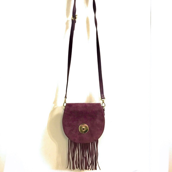 100% Suede Fringe Bag - NWOT - Picture 8 of 8